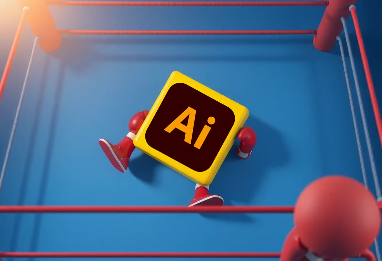 adobe icon in ring