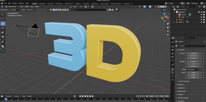 open svg in blender