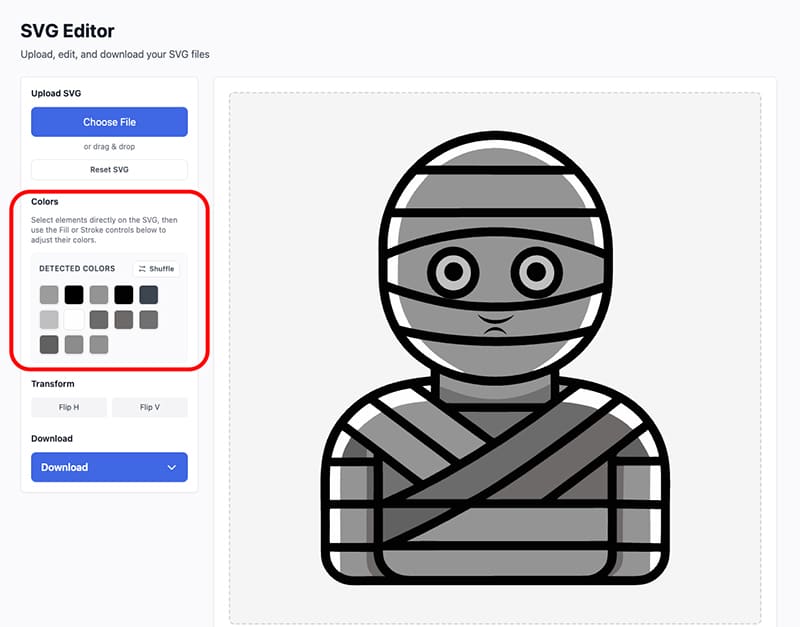 replace svg color online