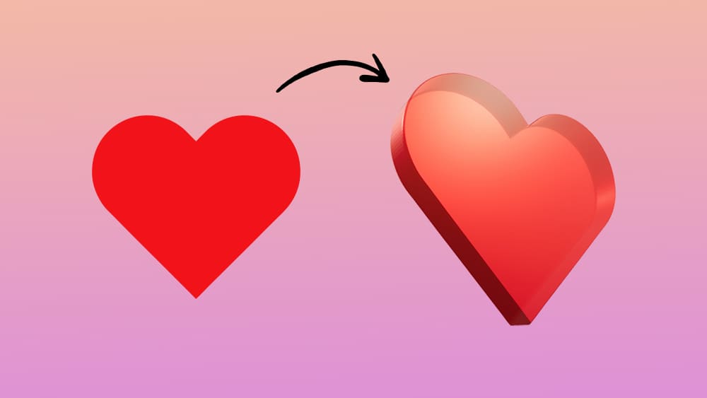 make 3d icon online from SVG