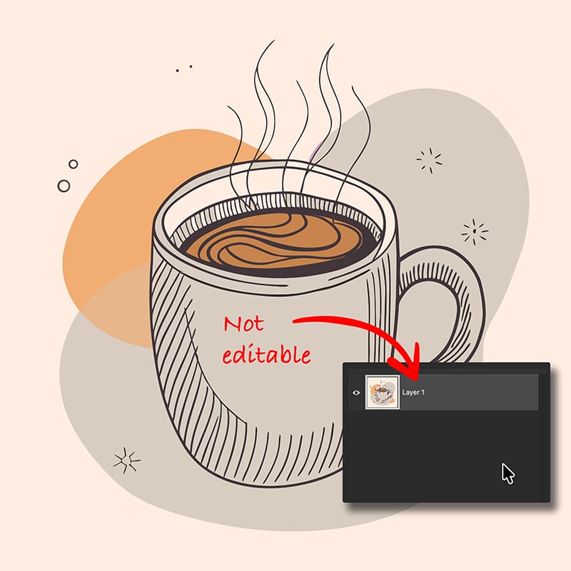 SVG forced to raster in Photoshop