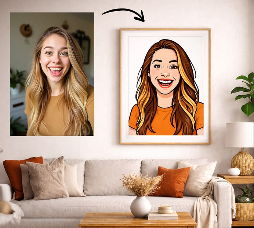 image to vector portrait maker