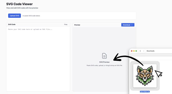 edit svg image to code online