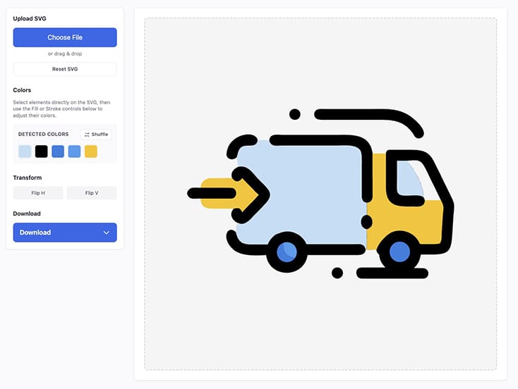 clean svg with transparent BG