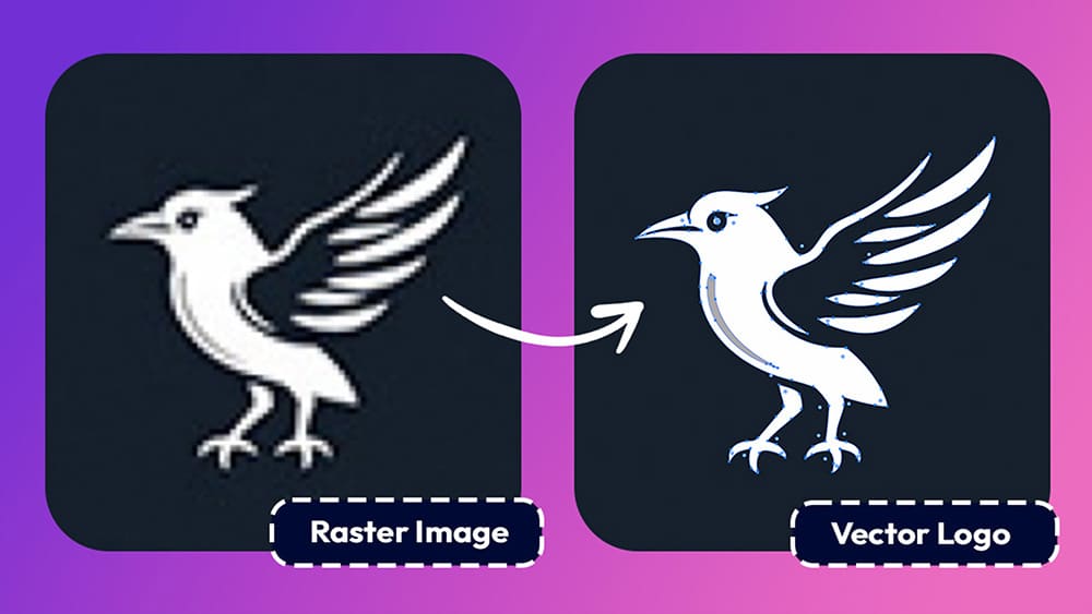 Convert Raster Logo to Vector Format Online